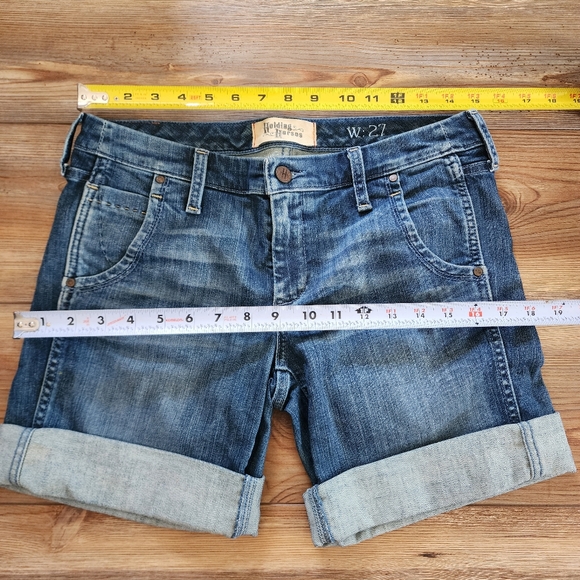 Anthropologie Holding Horses Jean Shorts Womens 27 Blue - Picture 4 of 11